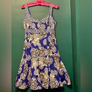 Nine West formal sleeveless floral mini dress